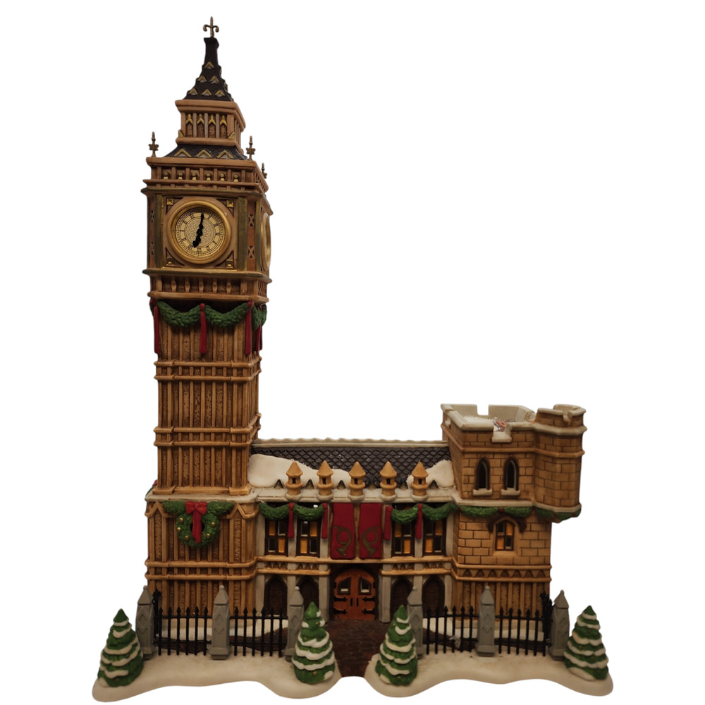 Dept 56 Dickens Village Big Ben #58341 Original Box Missing Sign/Flag/Lamp